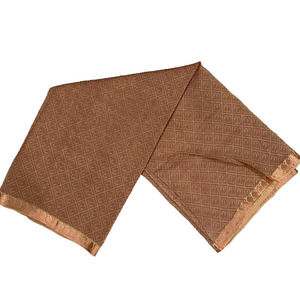 Women's Brown Gold Indian Sari-Saree